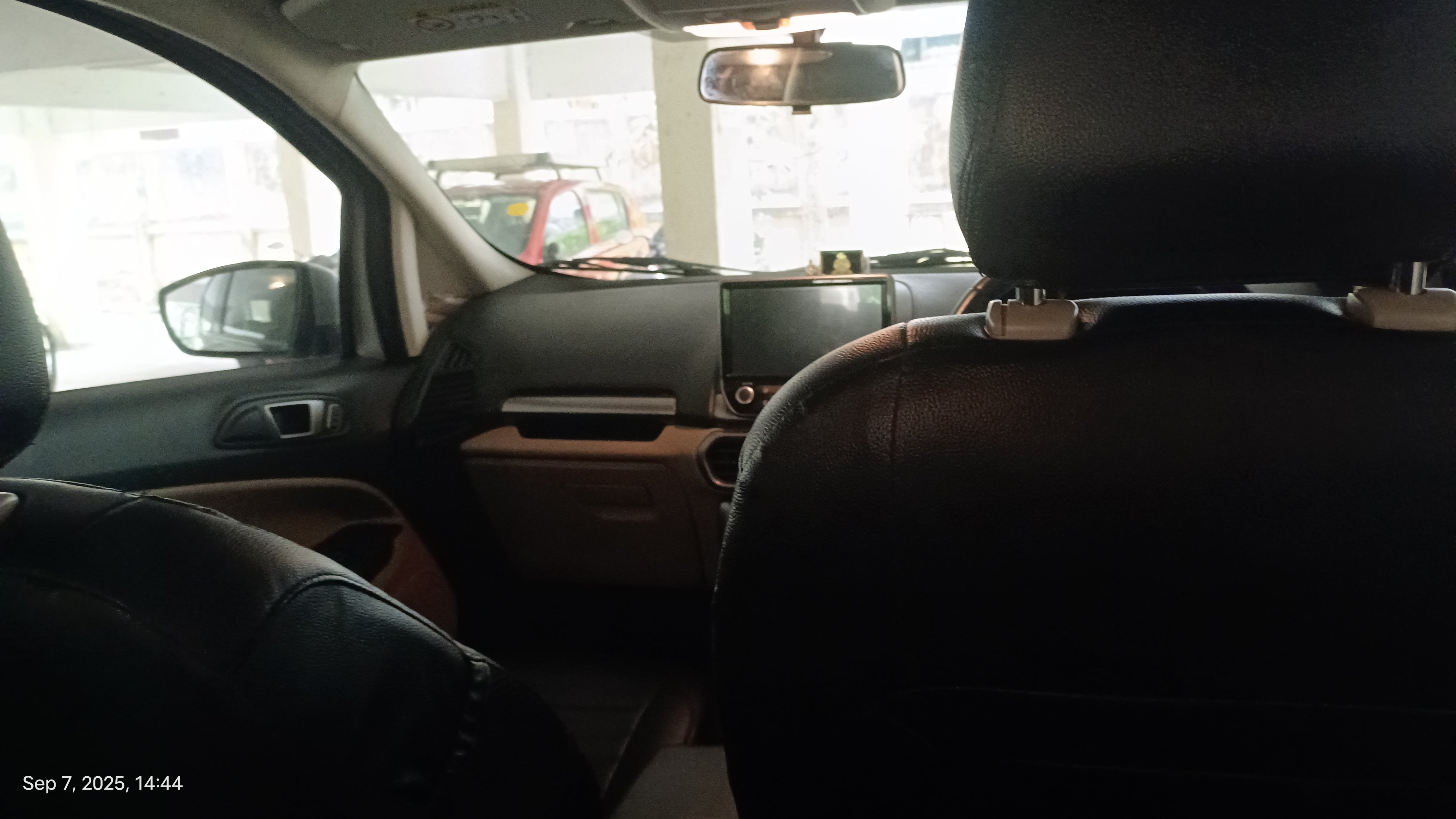 interior dashboard of a Ford Endeavour