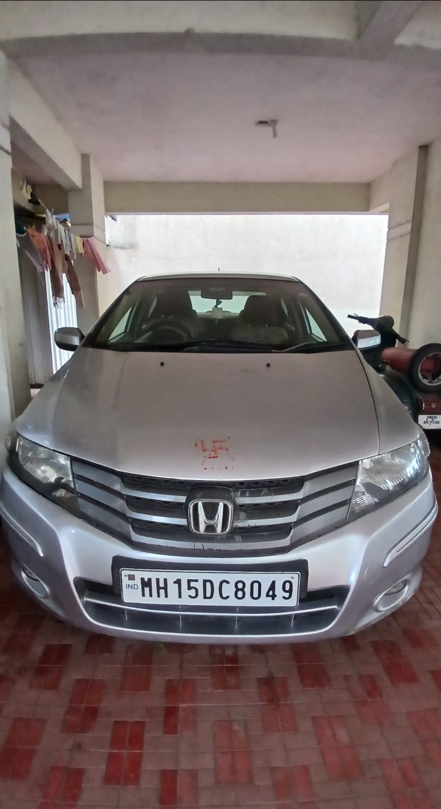 Front view of a Honda City