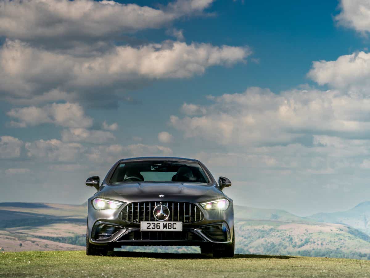 front view of a Mercedes-Benz AMG CLE 53 Coupe