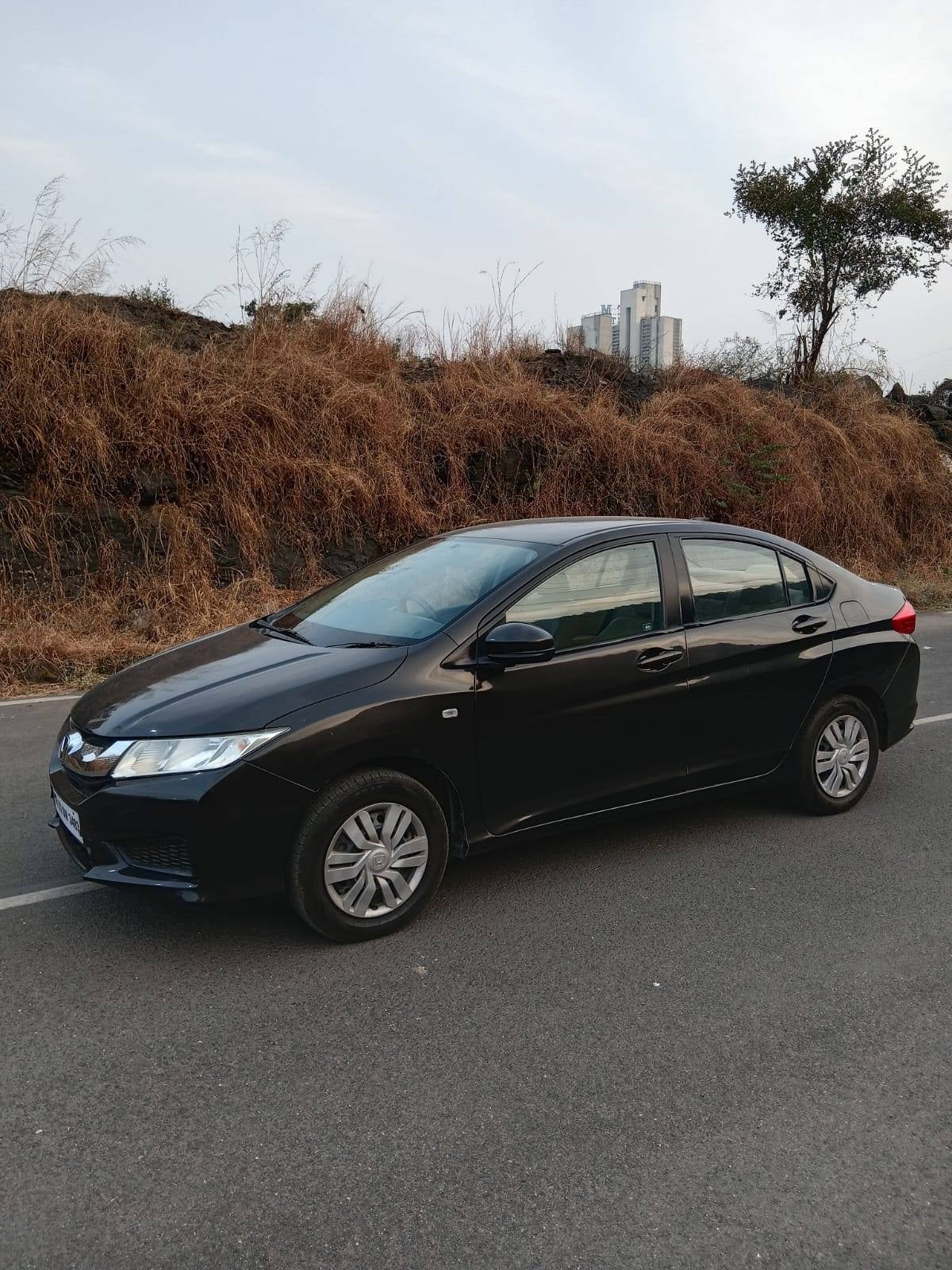 front three-quarter view of a Honda City sedan