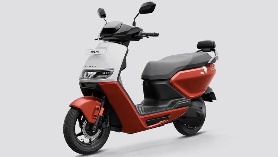 Ather Rizta Front Left Quarter View