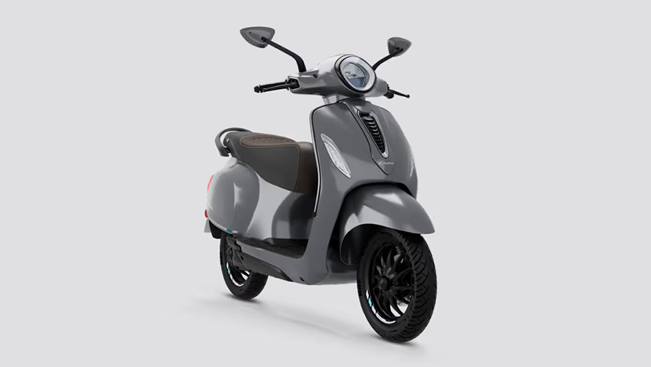 Bajaj Chetak Right Three Quarter Front View