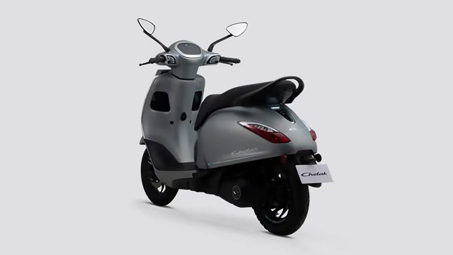 Bajaj Chetak Rear Left Three Quarter View