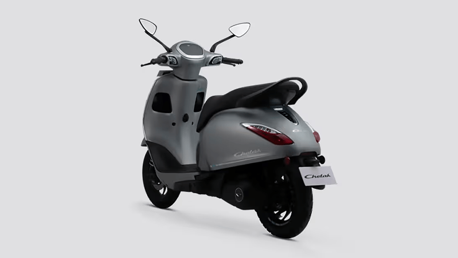Bajaj Chetak Rear Left Three Quarter View
