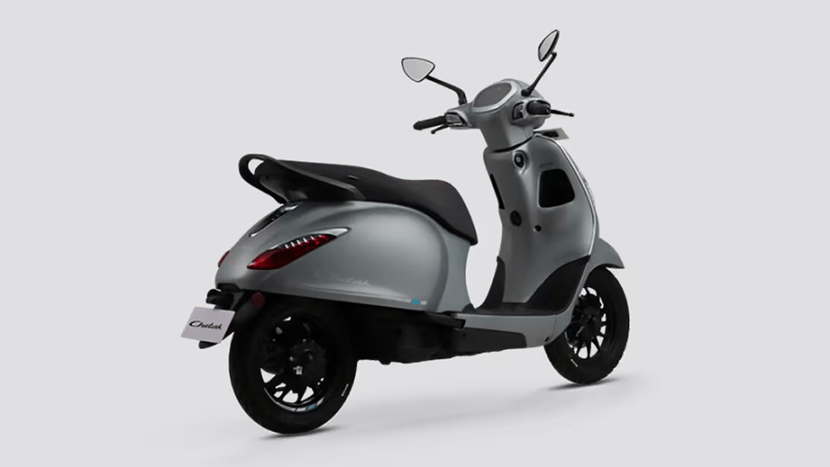 Bajaj Chetak Rear Right Three Quarter View
