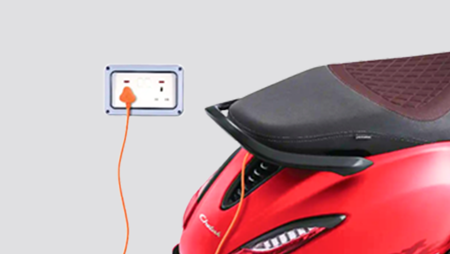 Bajaj Chetak Charging View