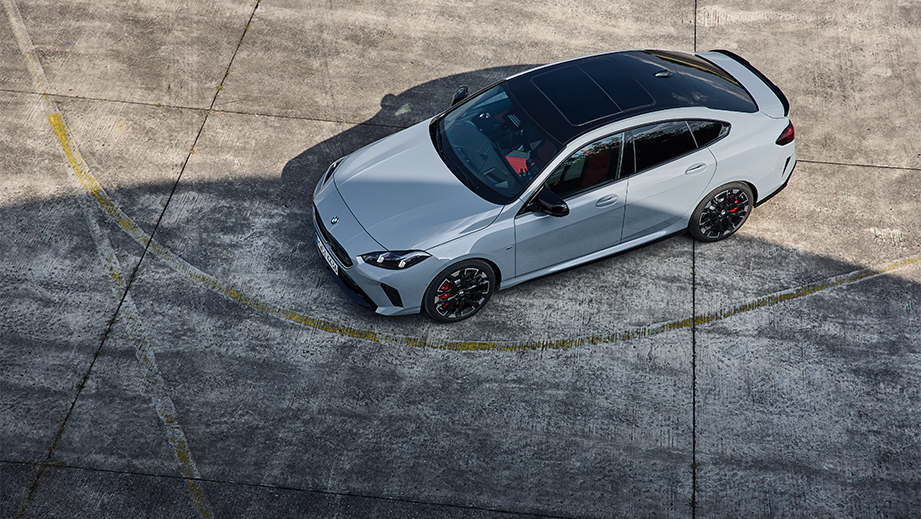 High angle view of BMW 2 Series Gran Coupe