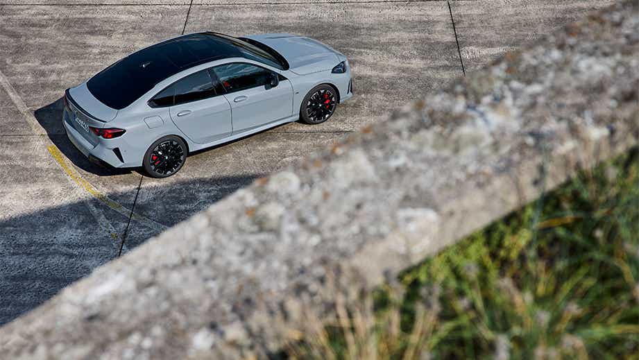 Rear three-quarter view of BMW 2 Series Gran Coupe
