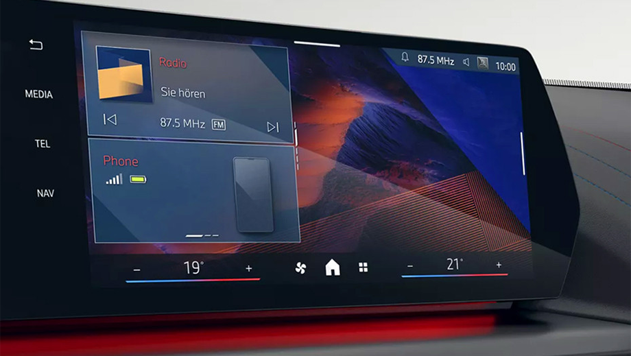 Dashboard display of BMW 2 Series Gran Coupe