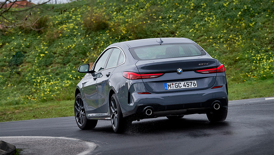 Rear three-quarter view of BMW 2 Series Gran Coupe