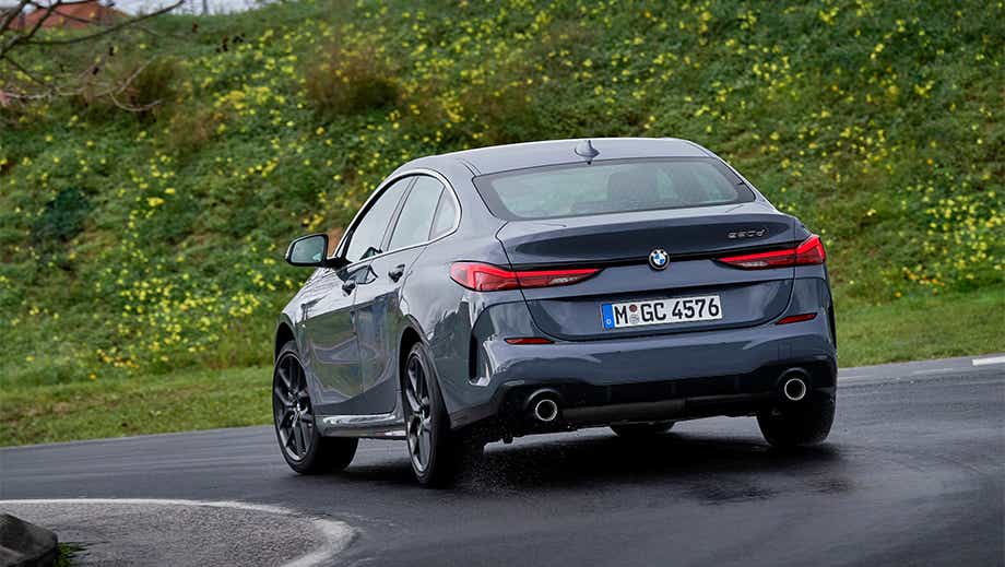 Rear three-quarter view of BMW 2 Series Gran Coupe