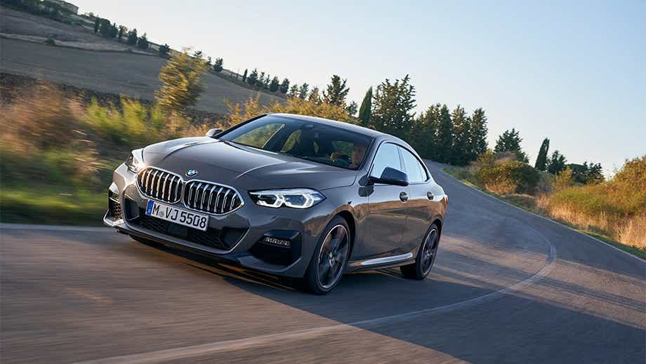 Front three-quarter view of BMW 2 Series Gran Coupe