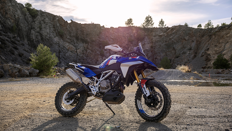 Full side view of a BMW F 450 GS motorcycle