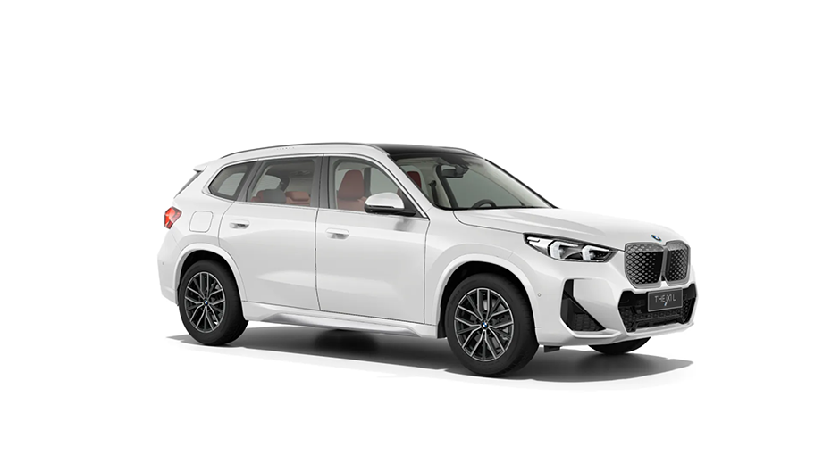 Front three-quarter view of BMW iX1 LWB