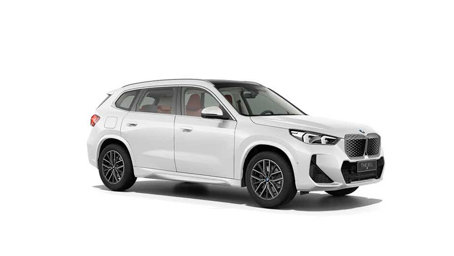 Front three-quarter view of BMW iX1 LWB