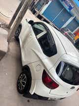 rear three-quarter view of a Mahindra KUV 100 NXT