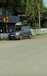 front three-quarter of a Maruti Suzuki Wagon R