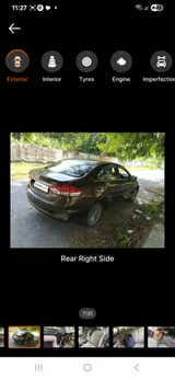 Rear right side of a Maruti Suzuki Ciaz