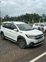 front three-quarter view of a Maruti Suzuki XL6