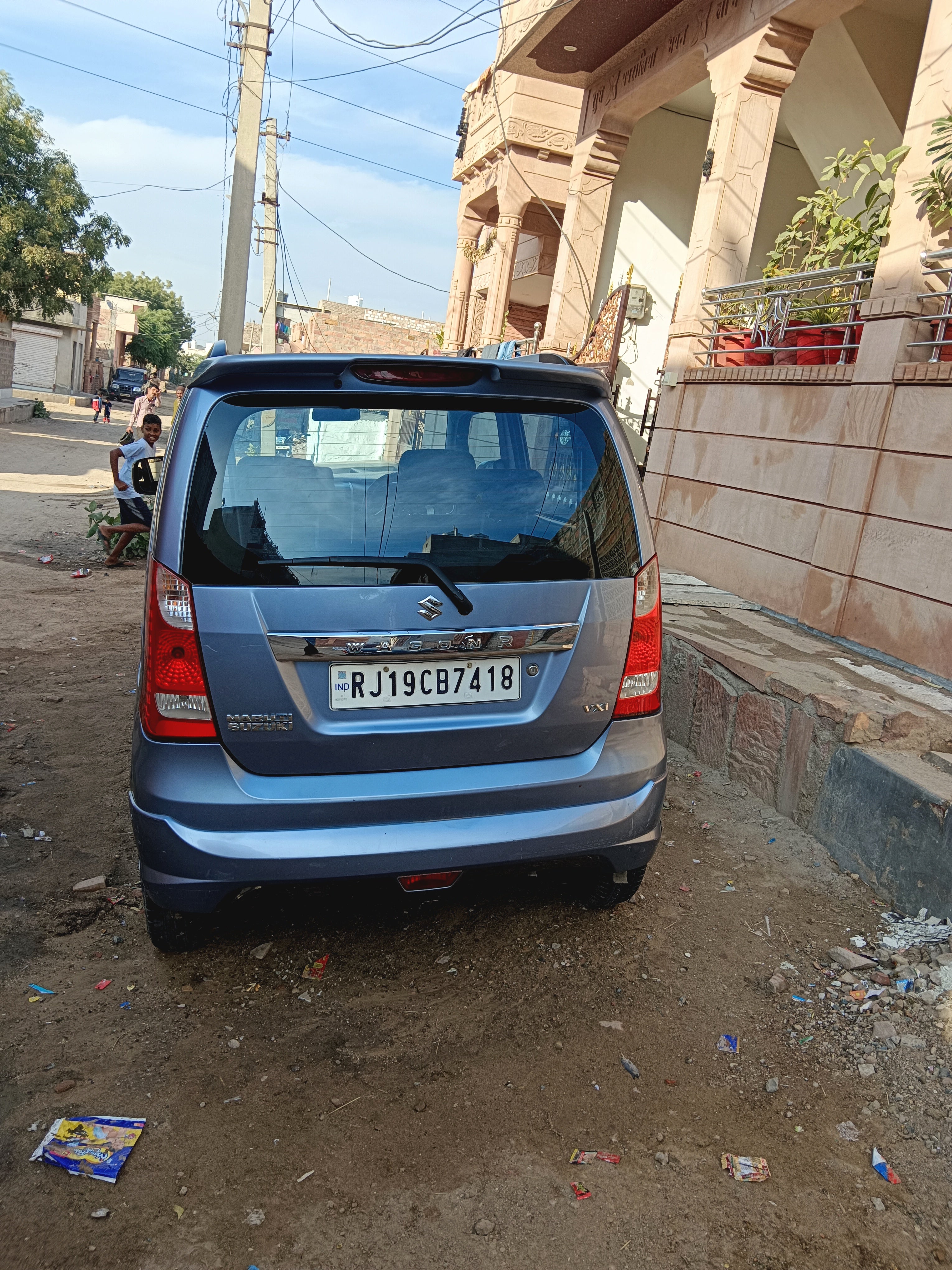 rear view of a Maruti Suzuki Wagon R