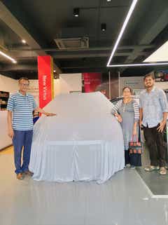 Generic full-car view of a Volkswagen Taigun