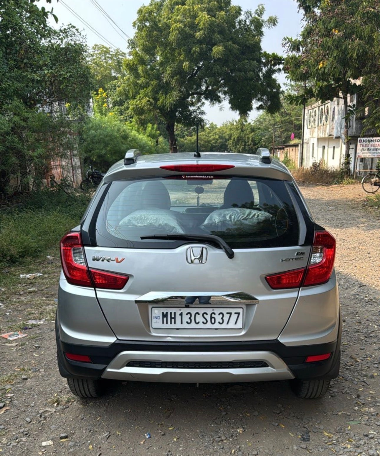Rear view of a Honda WR-V