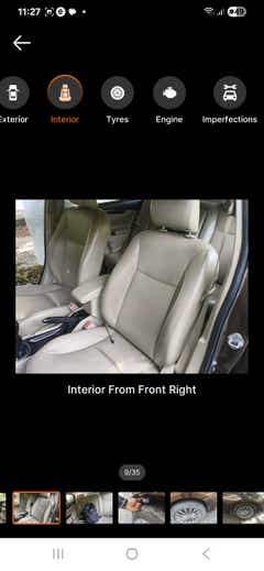 Front right interior view of a Maruti Suzuki Ciaz