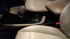 Center console of a BMW X1 interior
