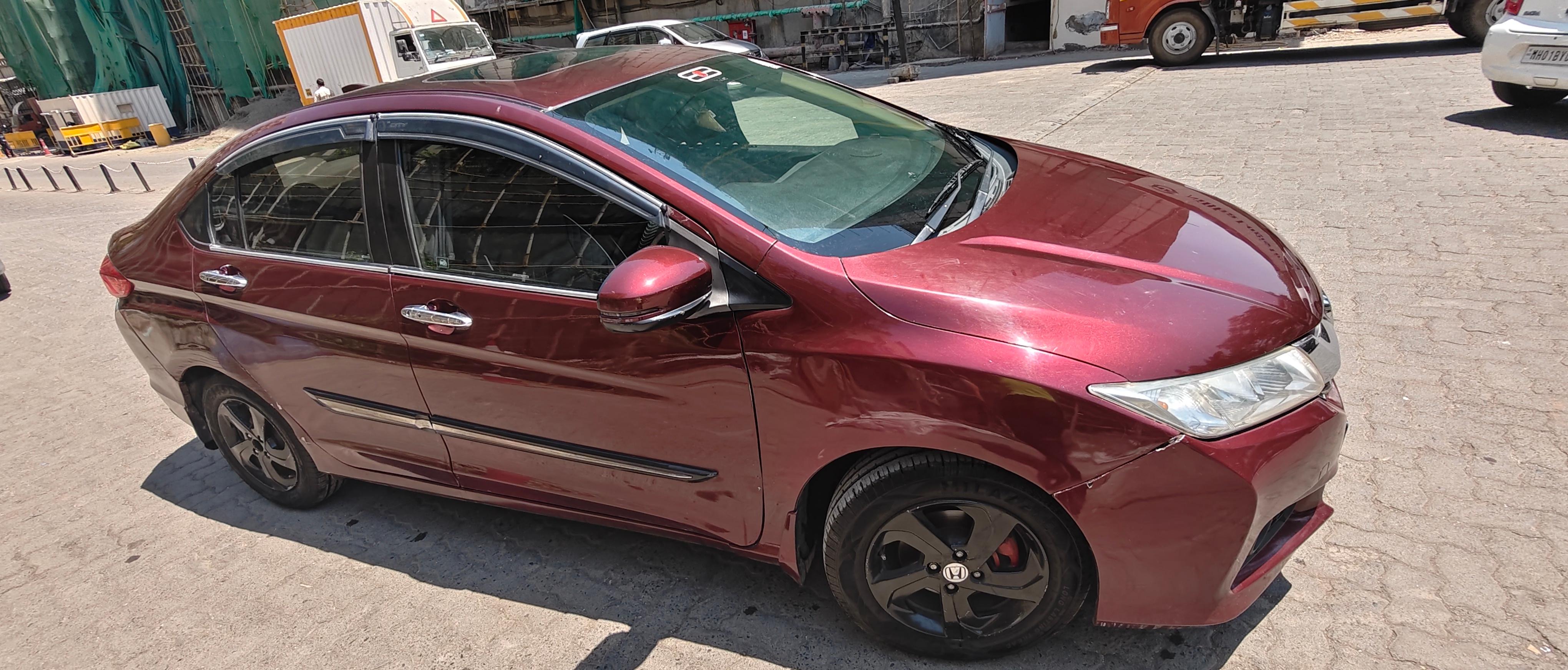 Side view of a Honda City sedan