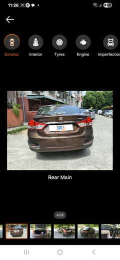 rear view of a Maruti Suzuki Ciaz