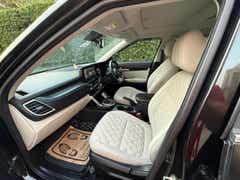 Front interior view of a Kia Seltos