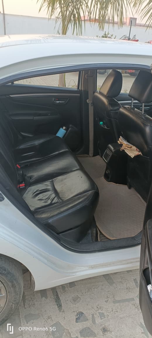 Rear seat area of a Maruti Suzuki Ciaz