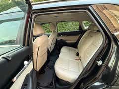 Rear seat area of a Kia Seltos