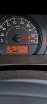 instrument cluster and speedometer of a Maruti Suzuki Wagon R