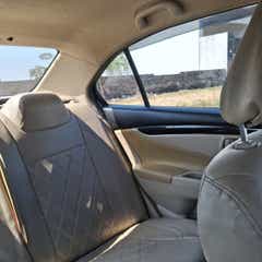 Rear seat interior of a Maruti Suzuki Ciaz