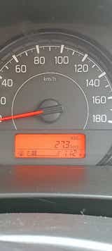 instrument cluster of a Maruti Suzuki Wagon R