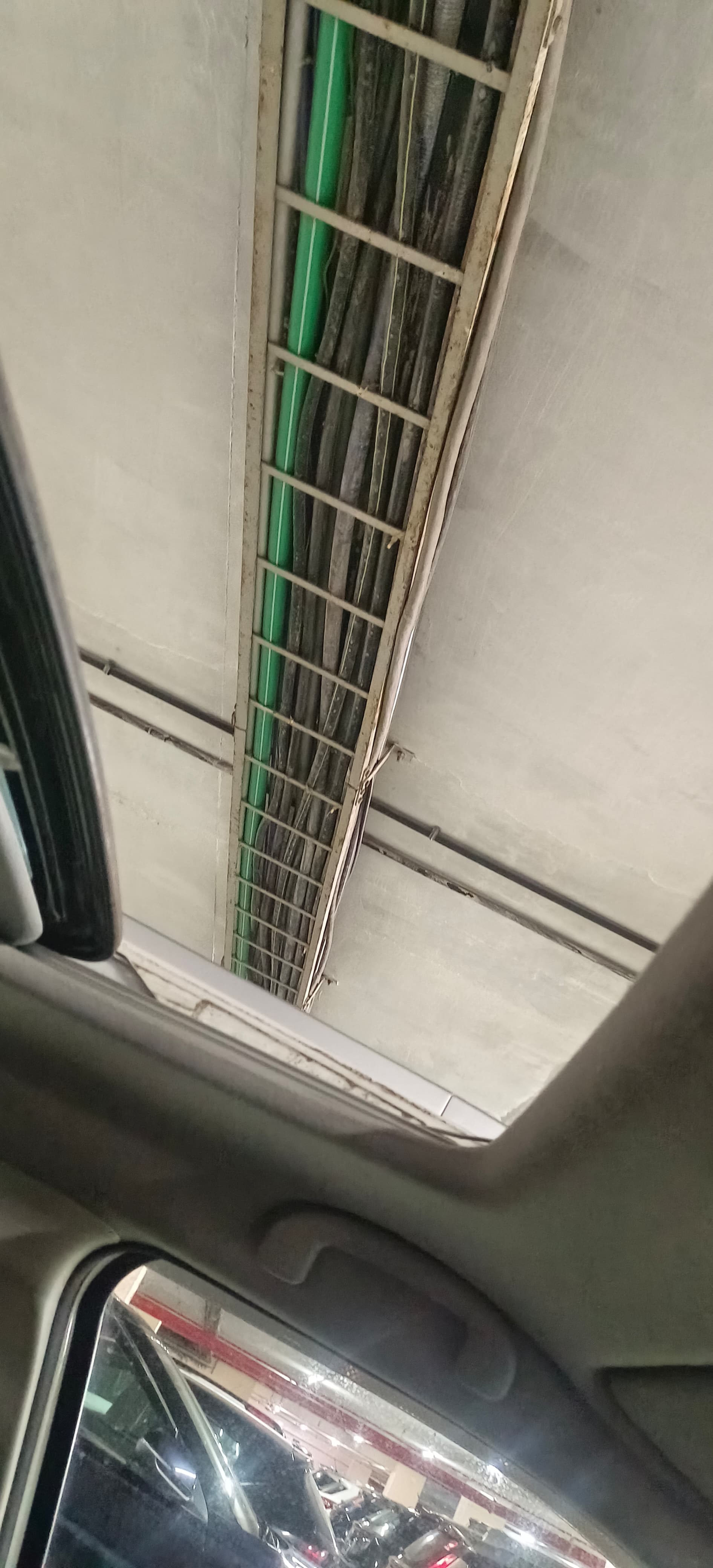Sunroof view from a Maruti Suzuki Brezza