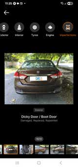 Rear view of a Maruti Suzuki Ciaz