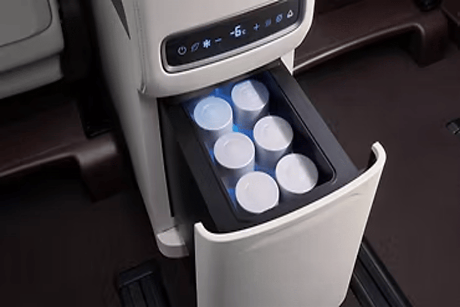 D9 Rear Console Storage Compartment