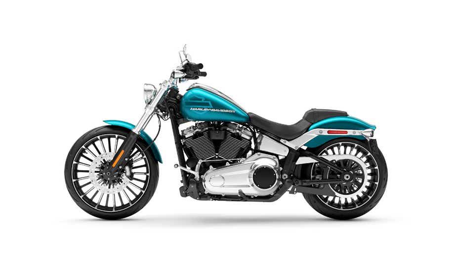 Left side view of Harley-Davidson Breakout