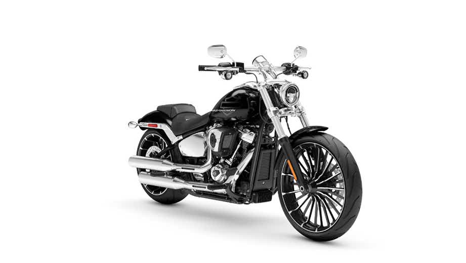 Front three-quarter view of Harley-Davidson Breakout