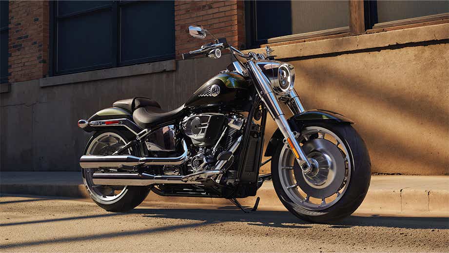 Right three-quarter view of Harley-Davidson Fat Boy 2026