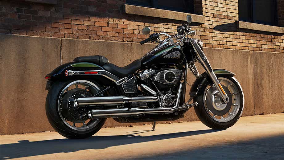 Side view of Harley-Davidson Fat Boy 2026