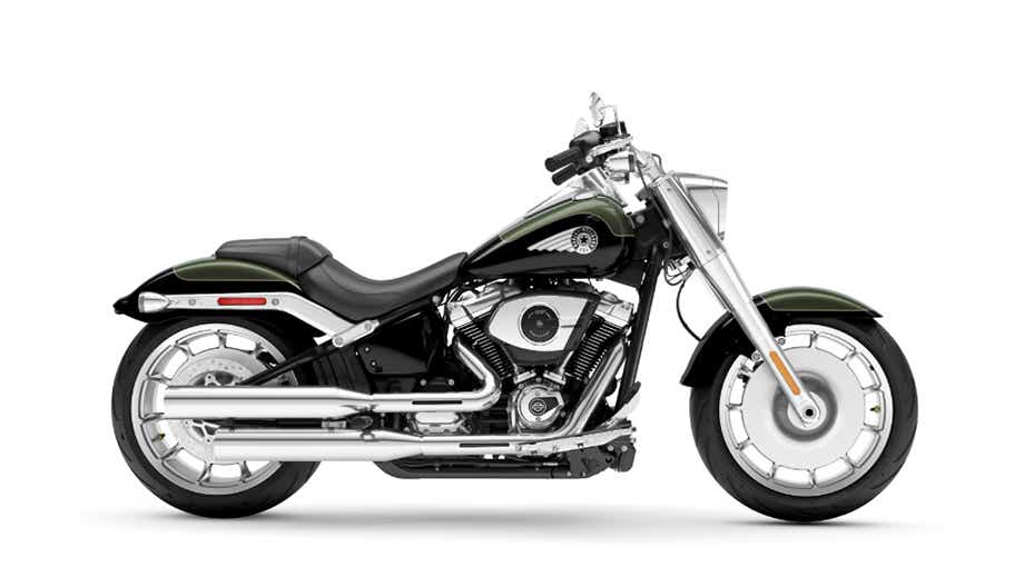 Right side view of Harley-Davidson Fat Boy 2026