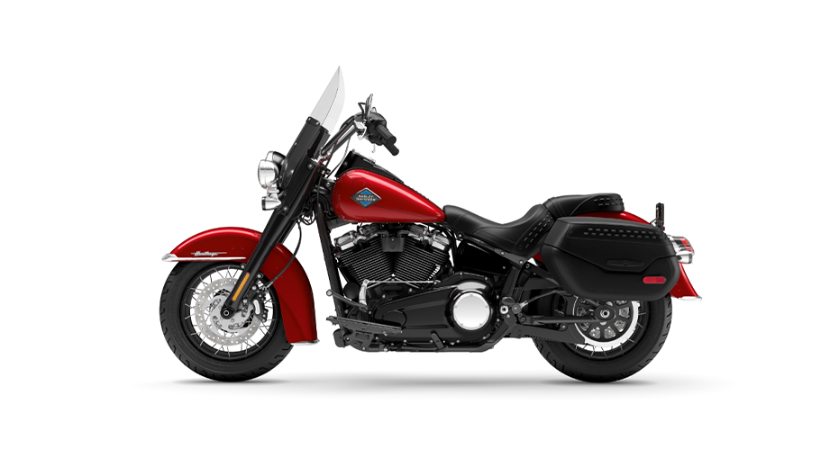 Left side view of Harley-Davidson Heritage Classic