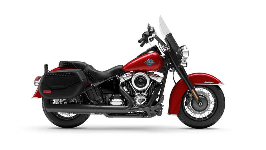 Side view of Harley-Davidson Heritage Classic