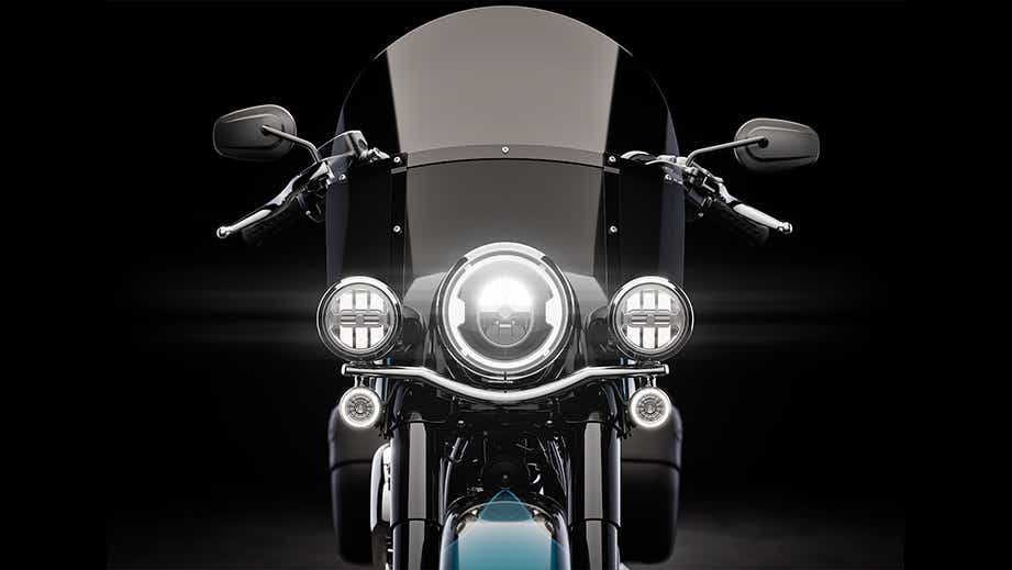 Front view of Harley-Davidson Heritage Classic