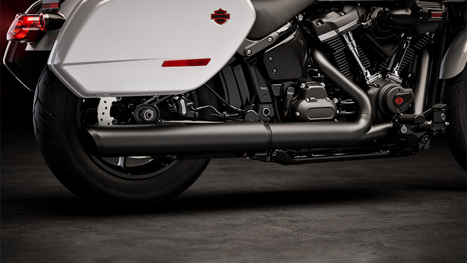 Rear side view of Harley-Davidson Low Rider ST