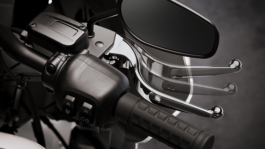 Handlebar controls of Harley-Davidson Low Rider ST