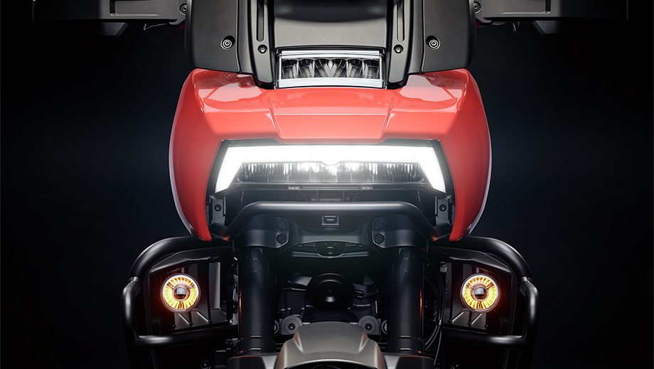 Front view of a Harley-Davidson Pan America 1250 Special